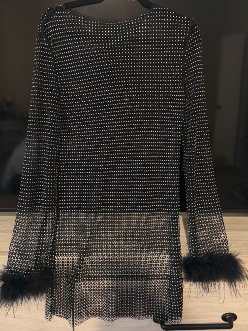 12th Tribe Black Sequin Dress
